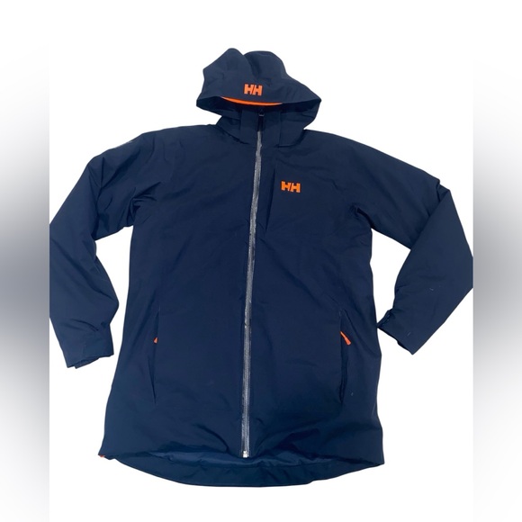 Helly Hanson Junior Traverse Jacket 170/16 Skii Snowboard Unisex Navy ❄️ - Picture 1 of 4